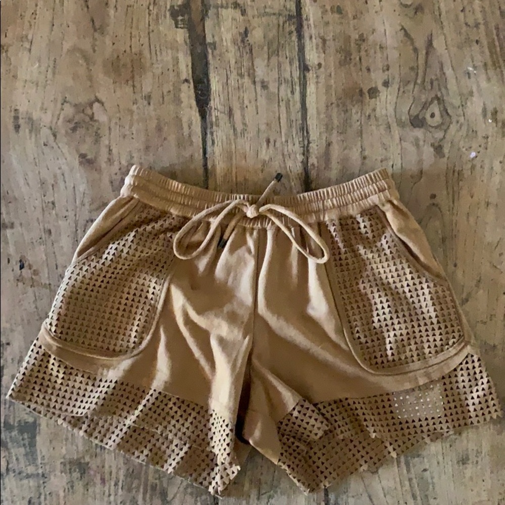 Suede Shorts